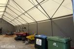 2014 RHA-Hall ventilert telt med elektrisk port / 10x21x3,35