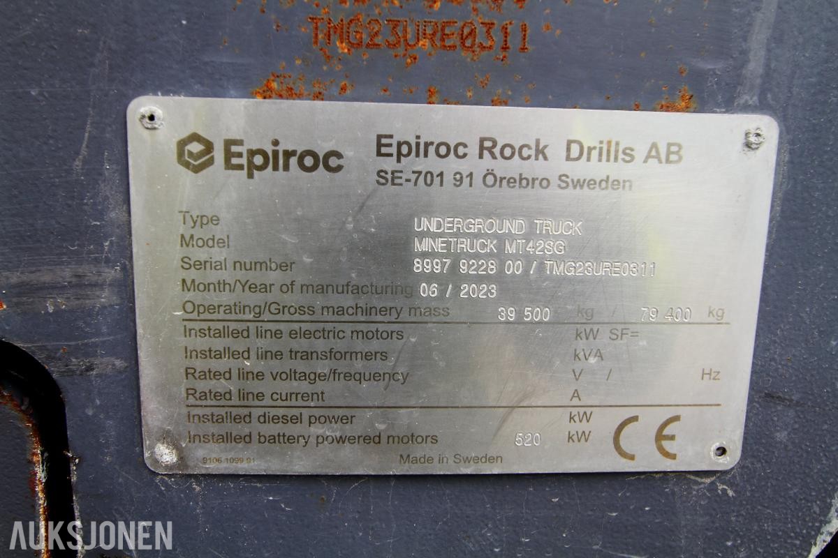 2023 Epiroc MT42