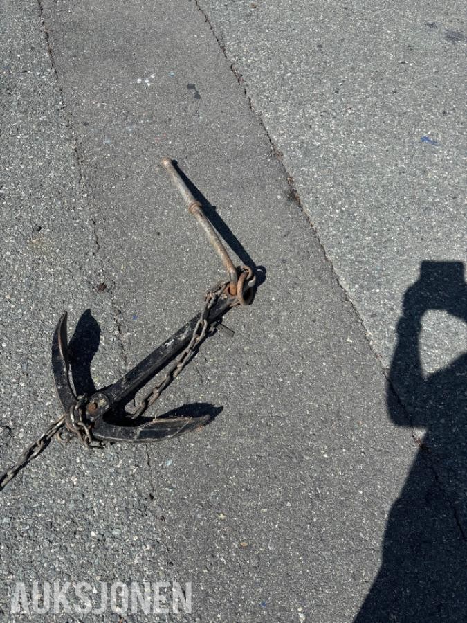 7 ankere i dvs vekt og størrelse