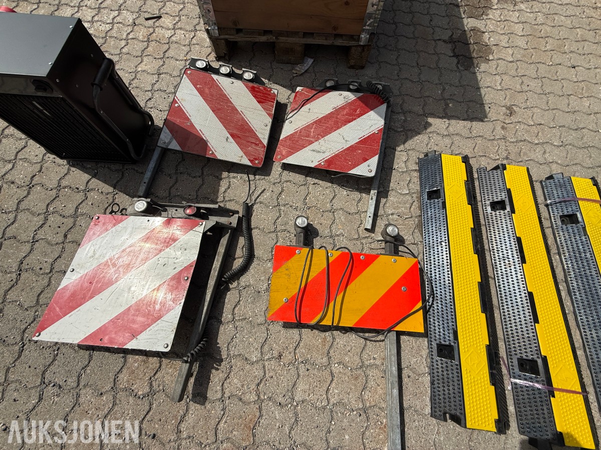 Varslingsutstyr, kabelbroer og byggvarmer