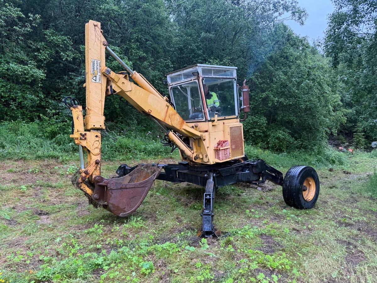 1985 - Menzi Muck 5000 T1 – Gåmaskin / Spindelgraver