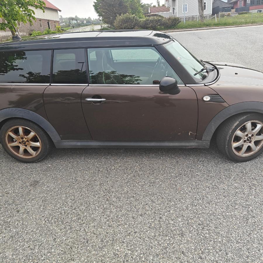 2008 Mini Clubman 1.6 109hk delskinn parkeringssensor skinninteriør soltak eu ok 02.2027 