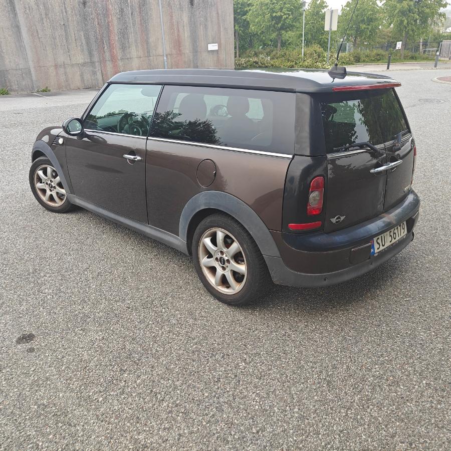2008 Mini Clubman 1.6 109hk delskinn parkeringssensor skinninteriør soltak eu ok 02.2027 