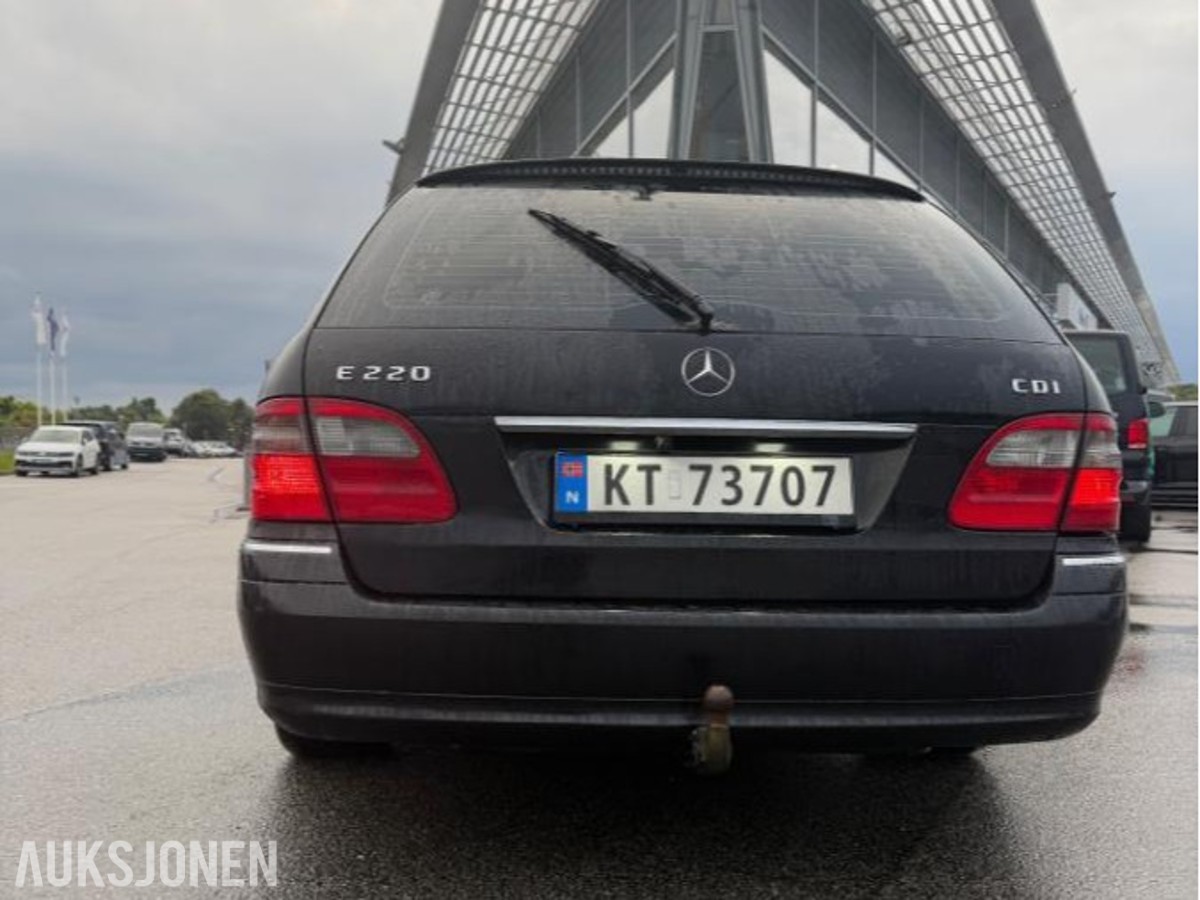 2007 Mercedes-Benz E220 cdi 204HK Automat Avantgarde, Ryggekamera, Hengerfeste