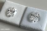 TO DIAMANTER PÅ 2,00CT TOTALT | D/VVS2 | OVAL BRILLIANT CUT | IGI
