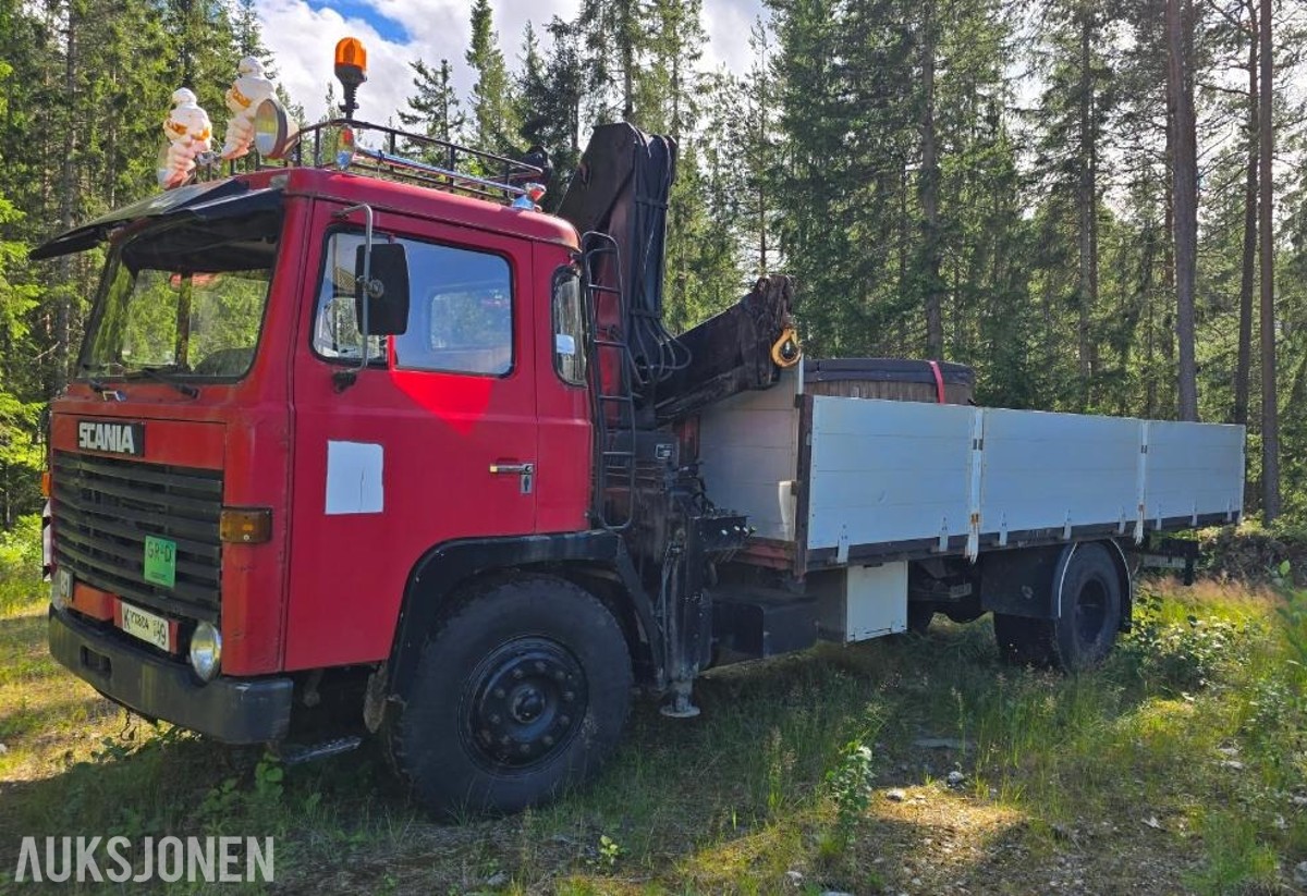 1977 Scania LB81S50 Med Tico 1080 Kran