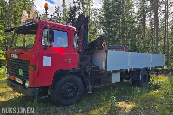 1977 Scania LB81S50 Med Tico 1080 Kran