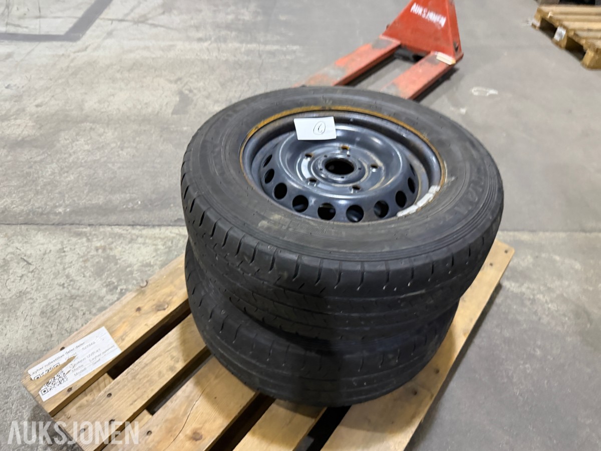 3 stk. LINAM VAN01 235/65 R16C dekk på stålfelg