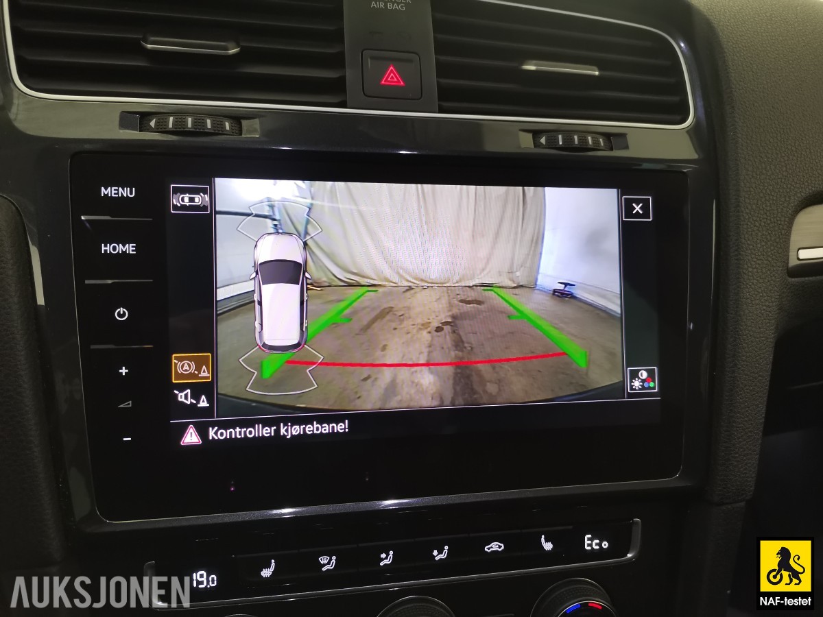 2019 Volkswagen E-GOLF 136 HK ACC VARMEPUMPE KAMERA LED SKINN FJERNLYSASSISTENT
