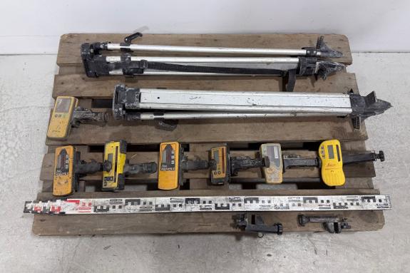 Parti Lasermottakere – Topcon, Leica Rod Eye 160 og Laser Alignment Rod-Eye 8