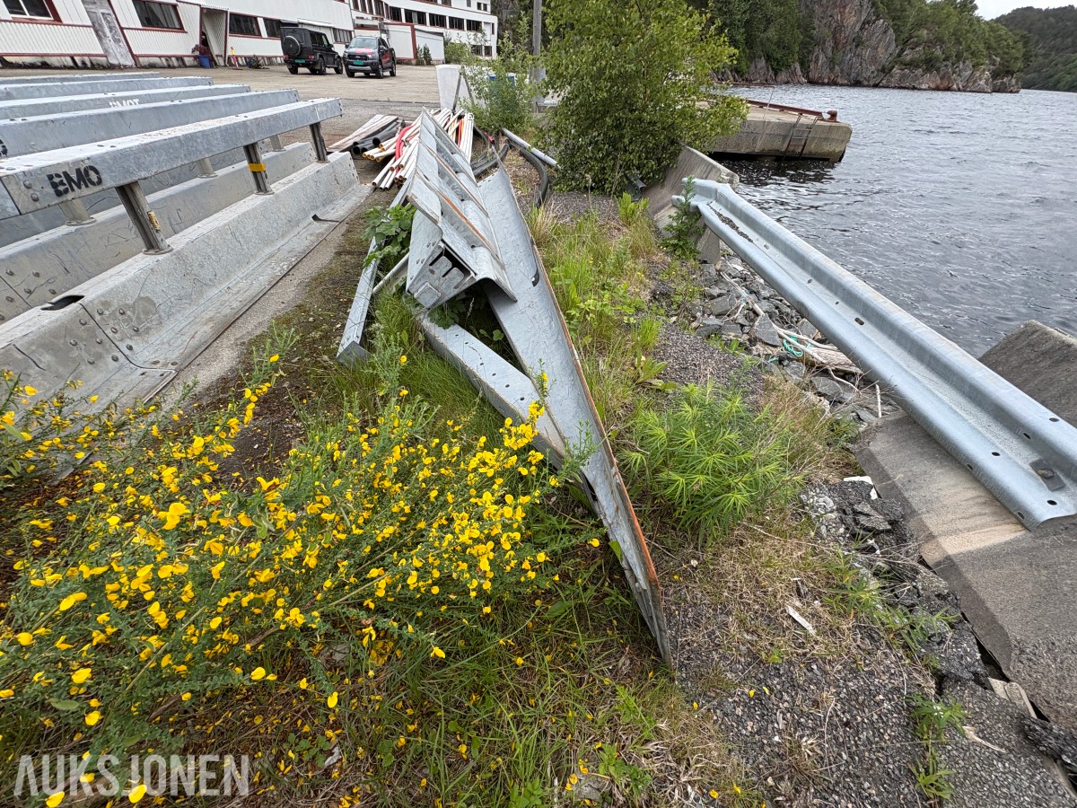 Varioguard rekkverkselementer – 5 stk. á 4 meter med koblinger