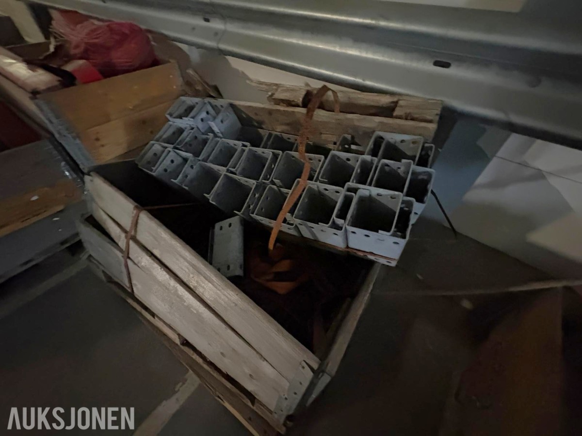 Varioguard rekkverkselementer – 5 stk. á 4 meter med koblinger
