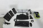 Kontorutstyr – Logitech MK710, Lenovo, DYMO LabelManager 160, Exibel og Konftel