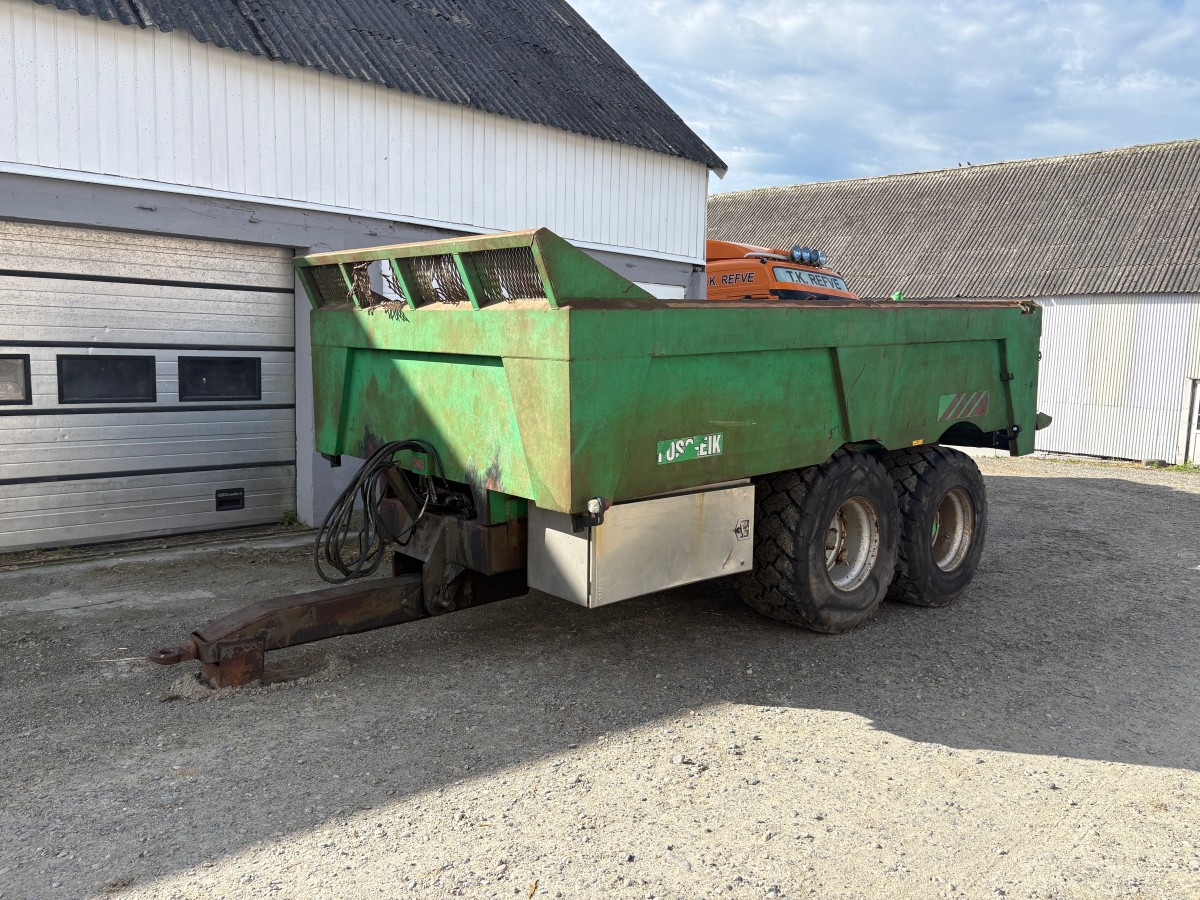 2007 fosseik 15 tonn dumper henger hydraulisk drag