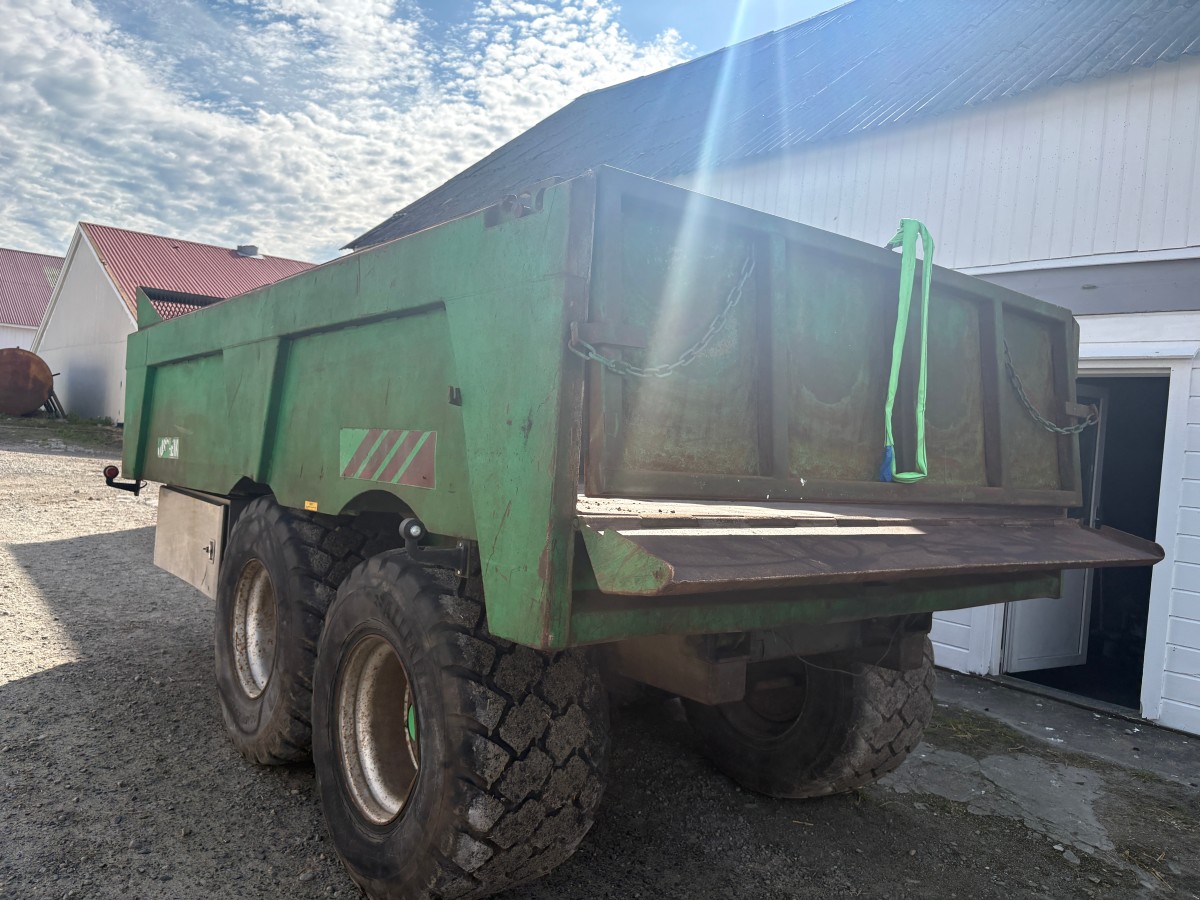 2007 fosseik 15 tonn dumper henger hydraulisk drag