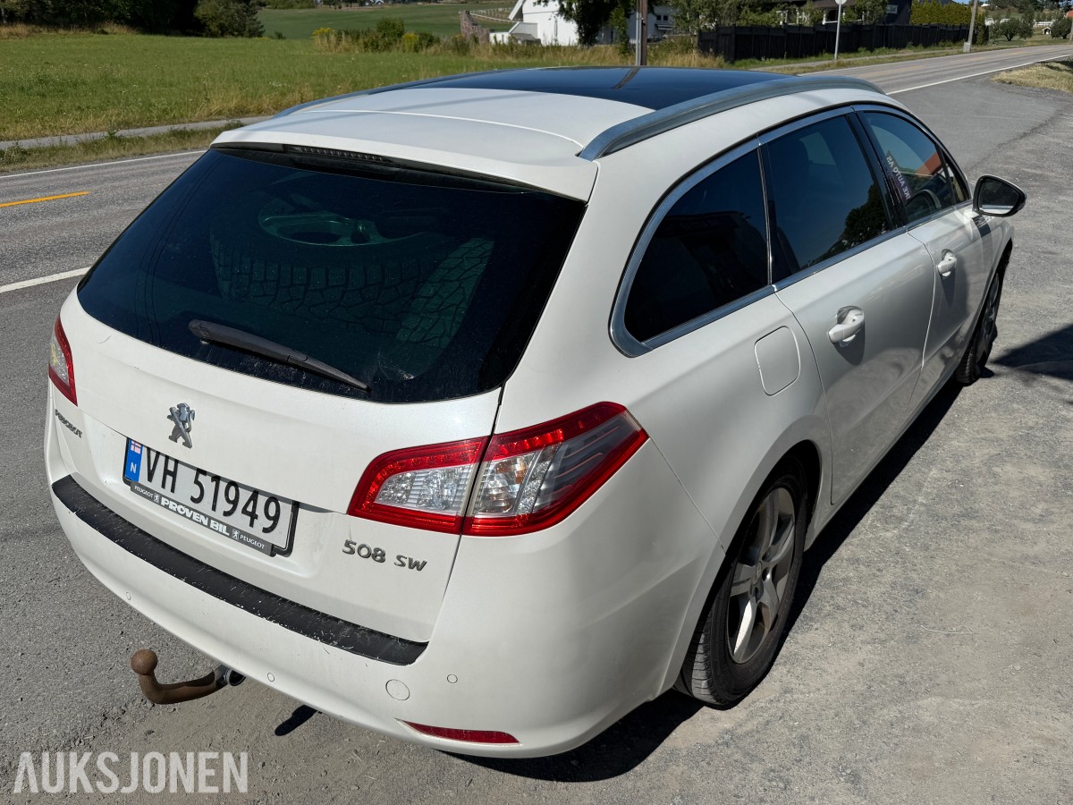 2013 Peugeot 508 1.6-114 D / H.feste / EU-OK til 04.2027 / HUD