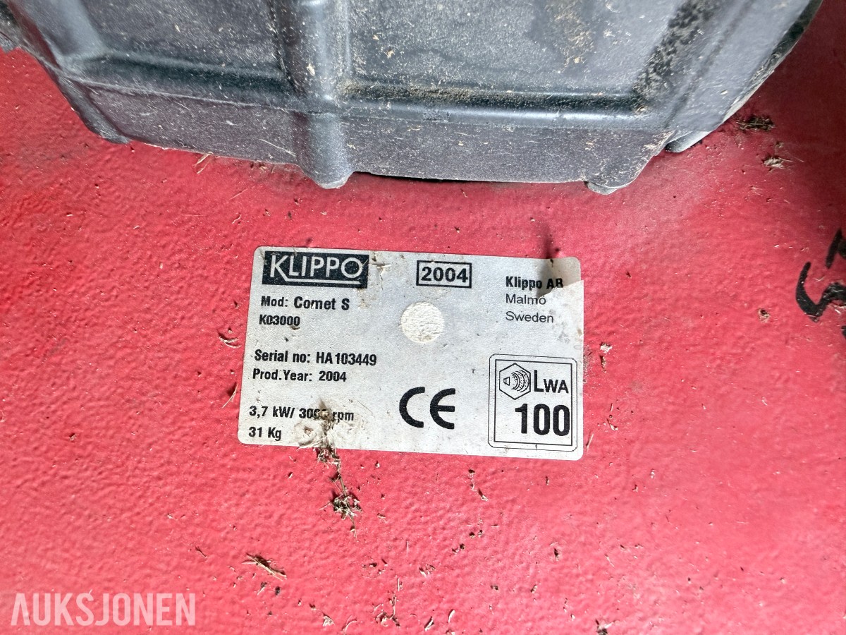 2004 Klippo Comet S gressklipper