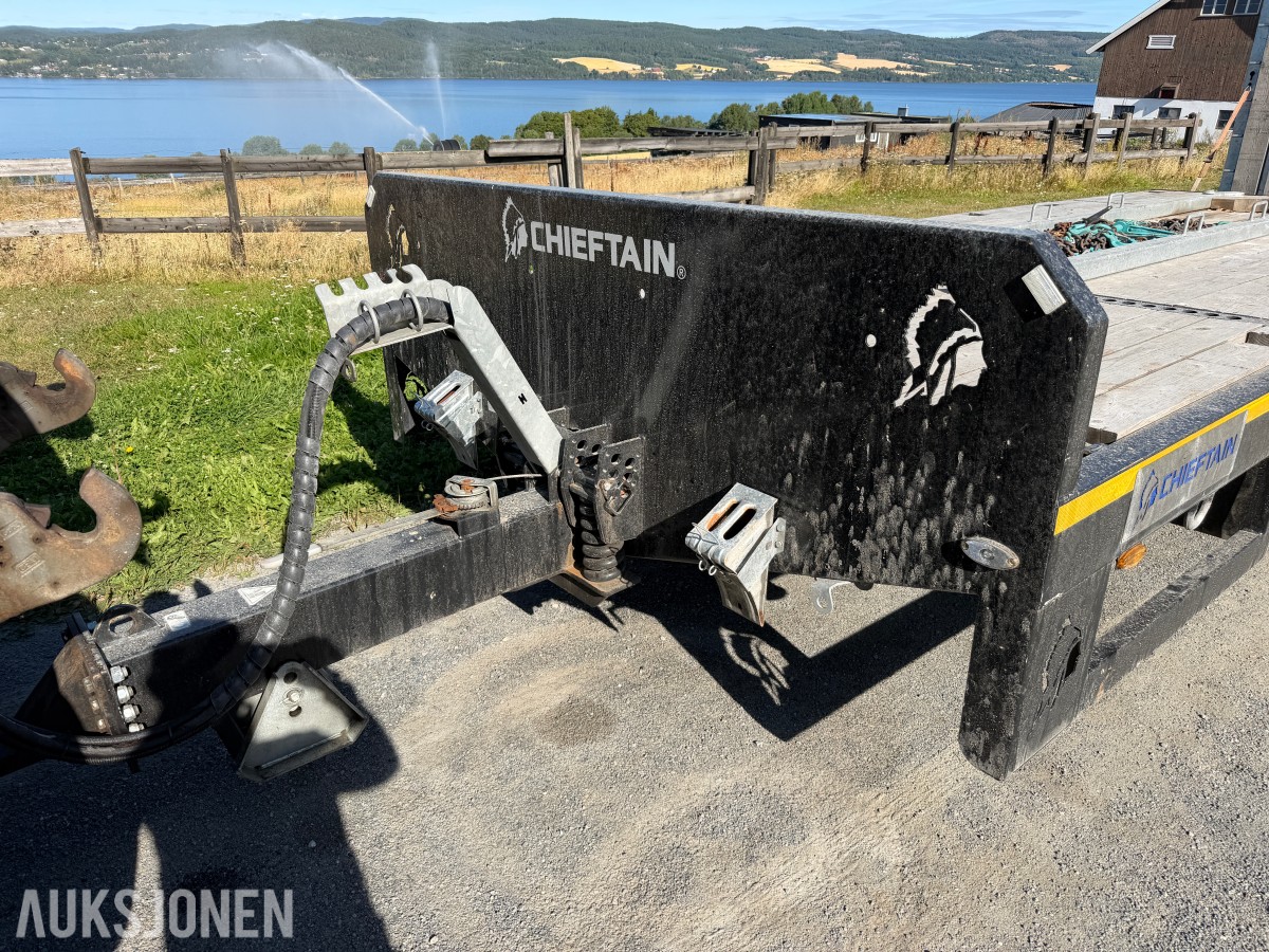 2025 Chieftain 3-akslet maskinhenger for traktor m/kulekobling