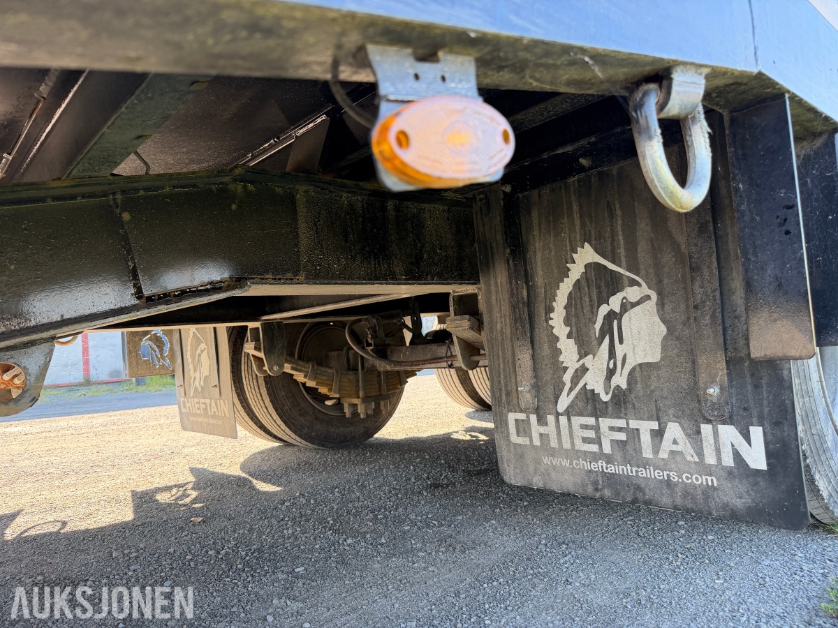 2025 Chieftain 3-akslet maskinhenger for traktor m/kulekobling