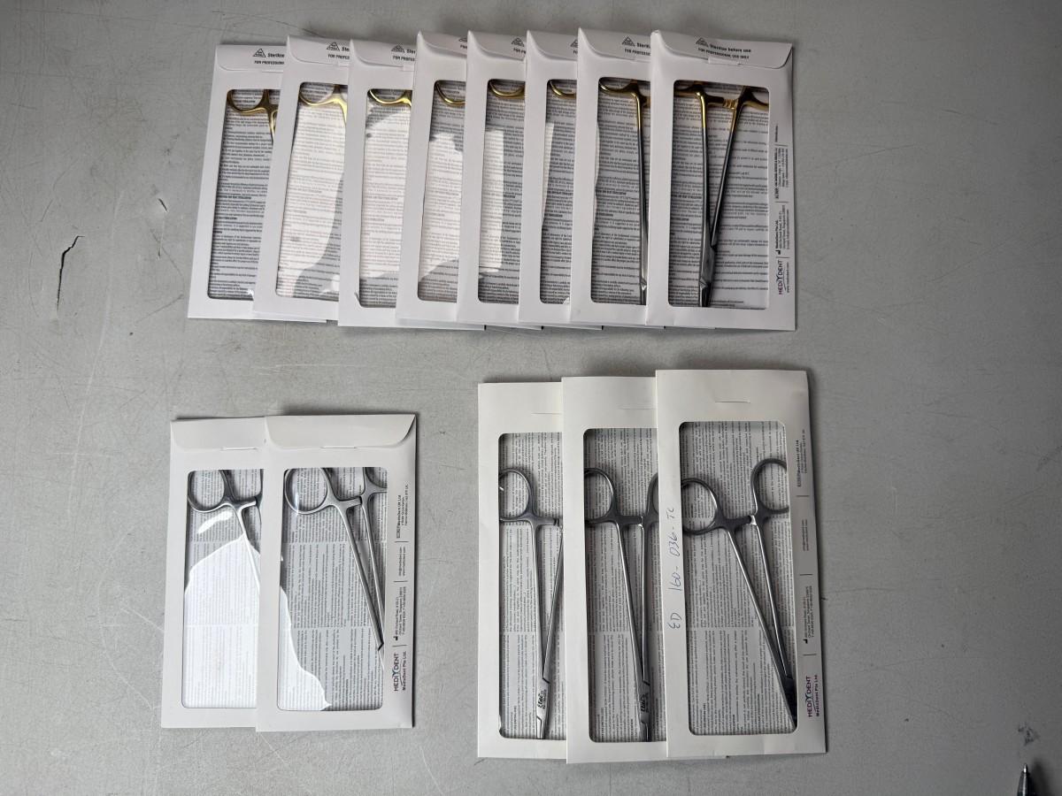 13 stk MedixDent Elite nåleholdere – Mayo-Hegar / Crile-Wood