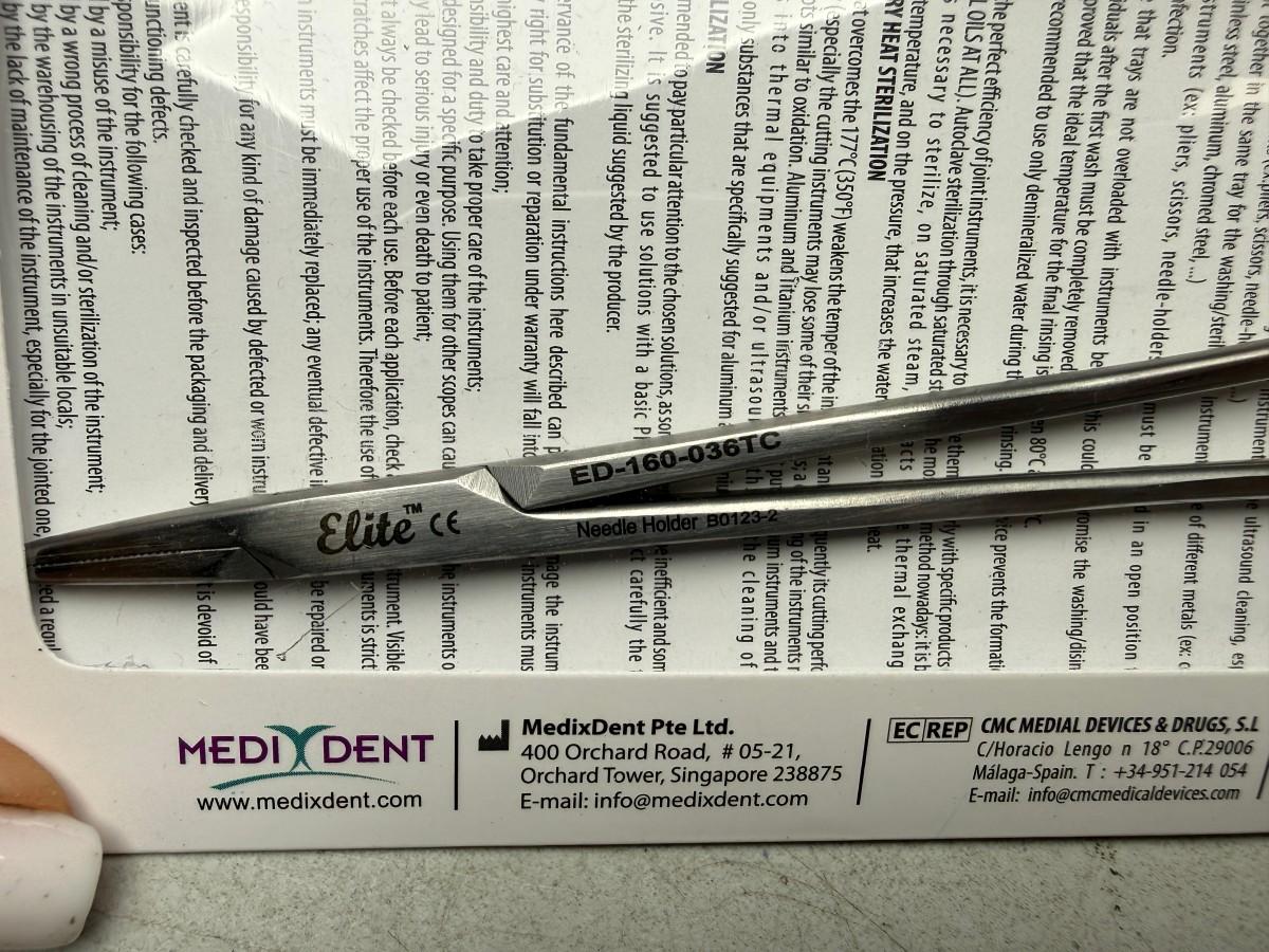 13 stk MedixDent Elite nåleholdere – Mayo-Hegar / Crile-Wood