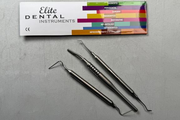 13 stk MedixDent Elite endodontiske og restorative dentalinstrumenter
