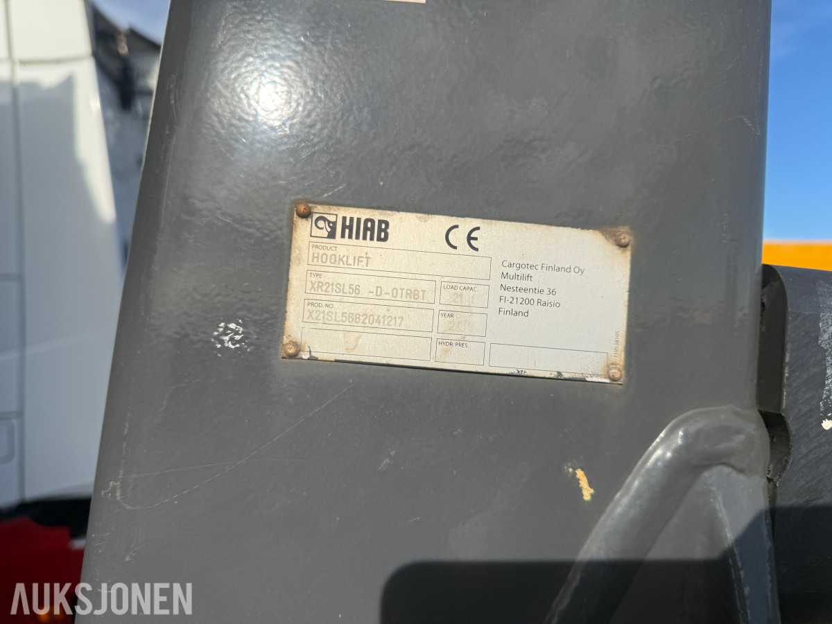 2018 Volvo FH 500 6x2 Krokbil med dumperkasse