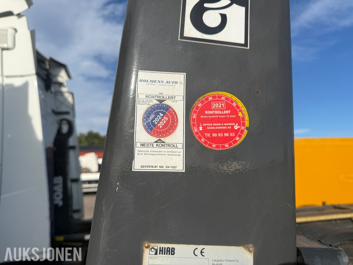 2018 Volvo FH 500 6x2 Krokbil med dumperkasse
