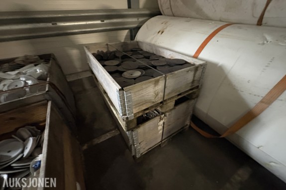 Gummiplater for vann- og frostsikring til tunnel – ca. Ø 18 cm
