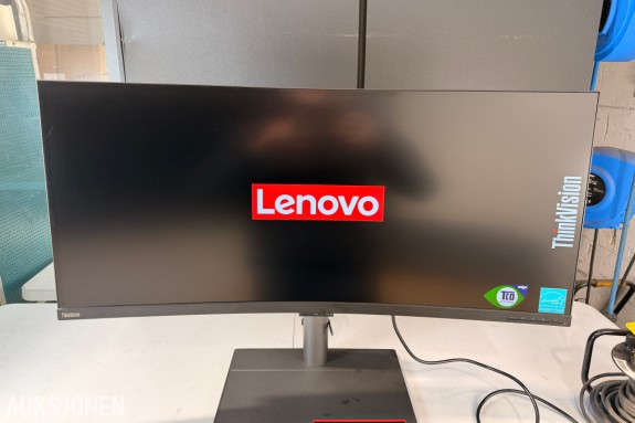 2024 Lenovo ThinkVision P40w-20 39,7 tommer ultrabred skjerm med tilbehør