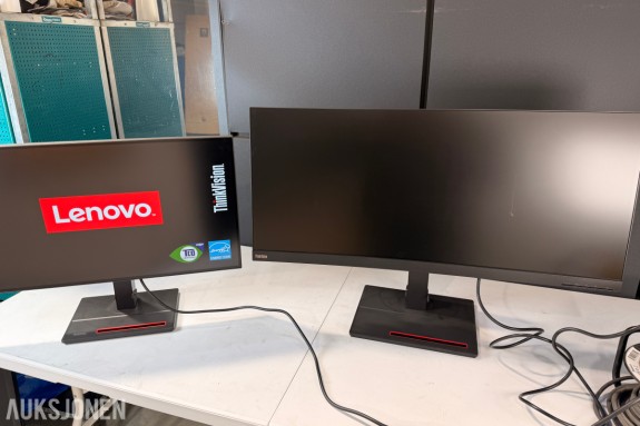 Lenovo ThinkVision - P34w-20 og P27h-20 skjermer med tilbehør