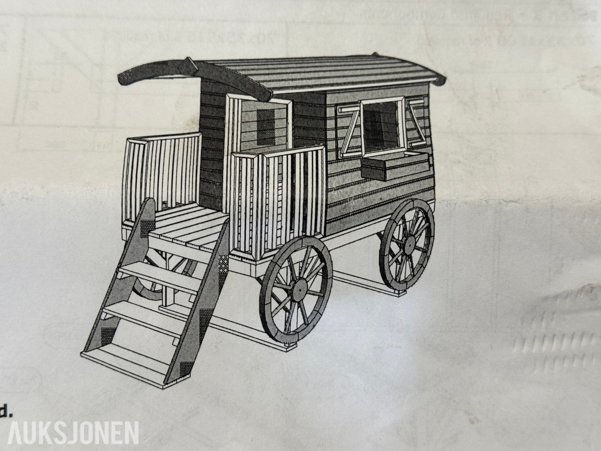Lekekjerre + bod + 3 sklier + 6 husker (alt nytt)