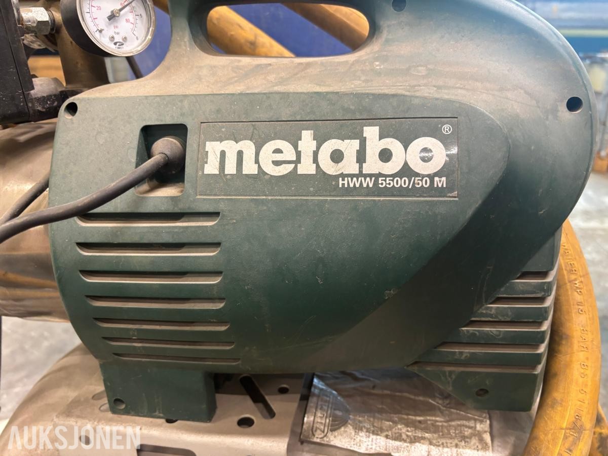 Metabo HWW 5500/50 M vannpumpe med trykktank og fat