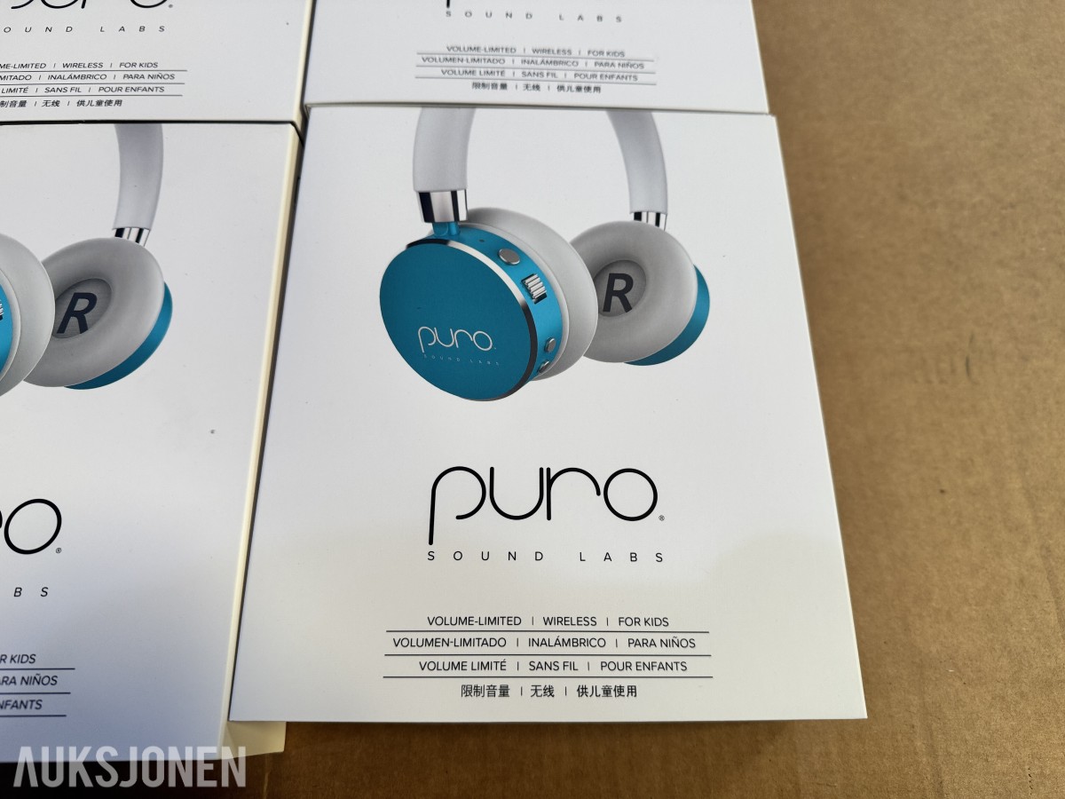 8 stk Puro Sound Labs BT2200 volume-limited wireless headset (nye)