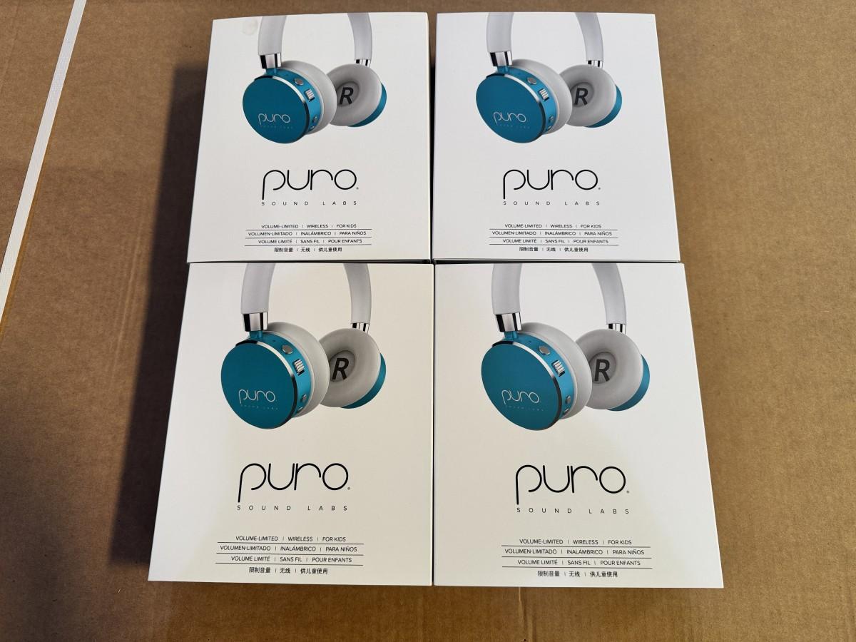 4 stk Puro Sound Labs BT2200 volume-limited wireless headset (nye)