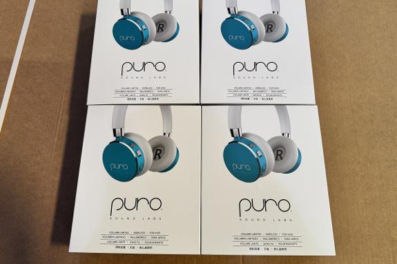 4 stk Puro Sound Labs BT2200 volume-limited wireless headset (nye)