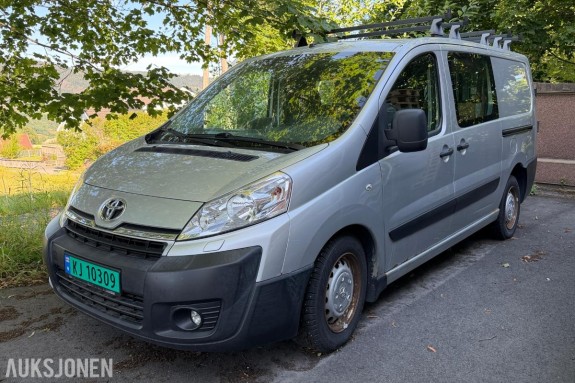2014 Toyota ProAce 2.0 D 128 HK LANG HENGERFESTE SKYVEDØRER 