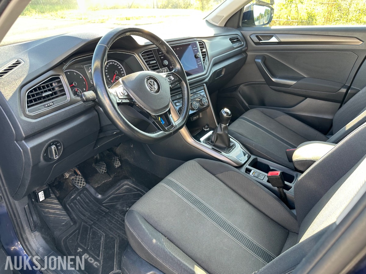 2019 Volkswagen T-ROC 116HK TSI MANUELL KJØRESKOLEBIL HENGERFESTE VARMER KAMERA