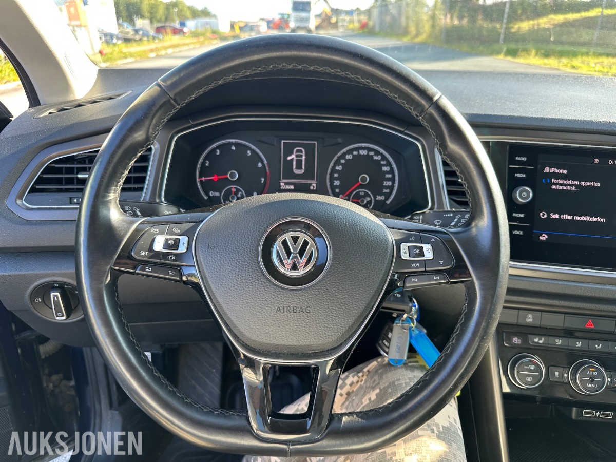 2019 Volkswagen T-ROC 116HK TSI MANUELL KJØRESKOLEBIL HENGERFESTE VARMER KAMERA