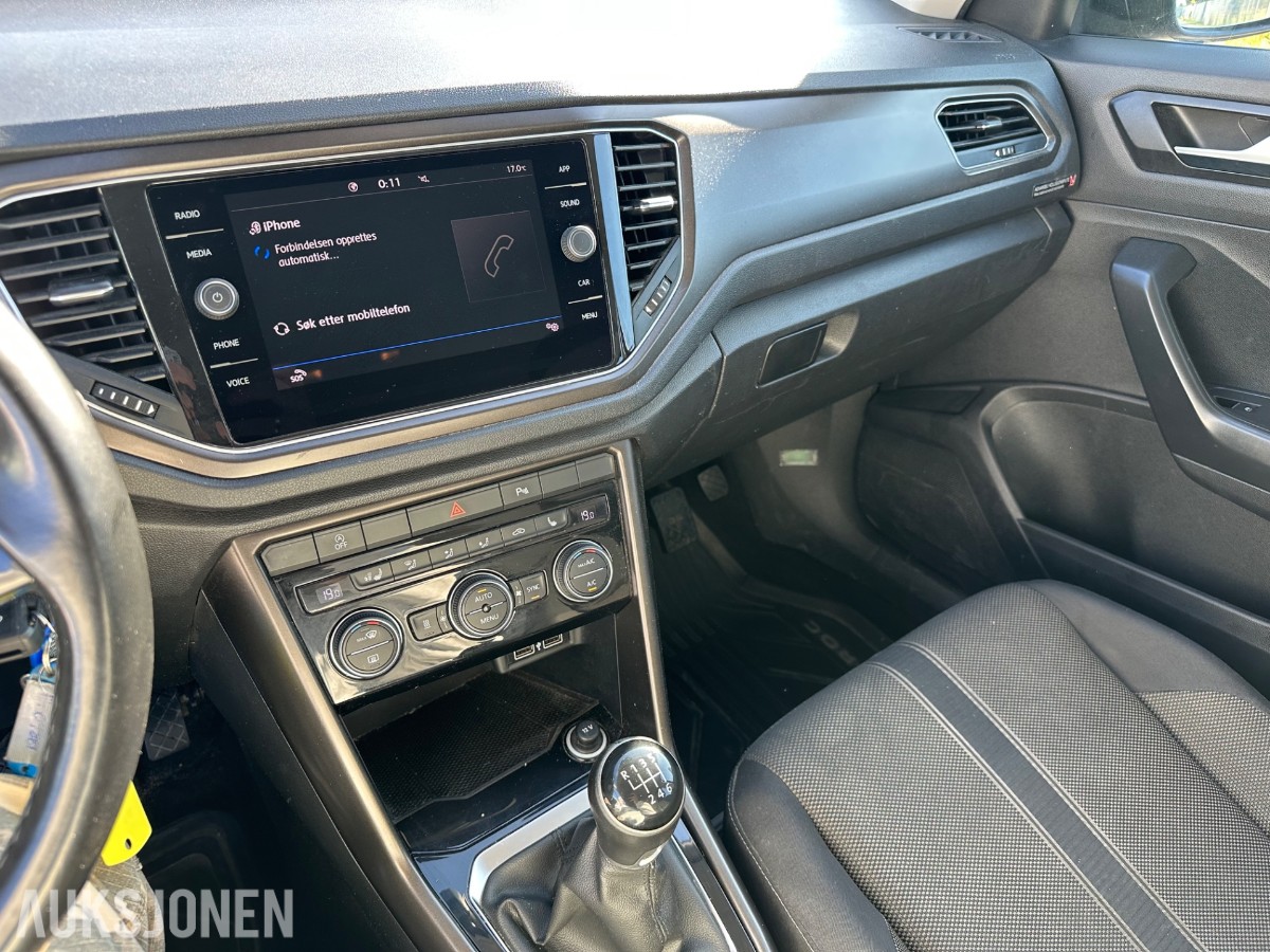 2019 Volkswagen T-ROC 116HK TSI MANUELL KJØRESKOLEBIL HENGERFESTE VARMER KAMERA
