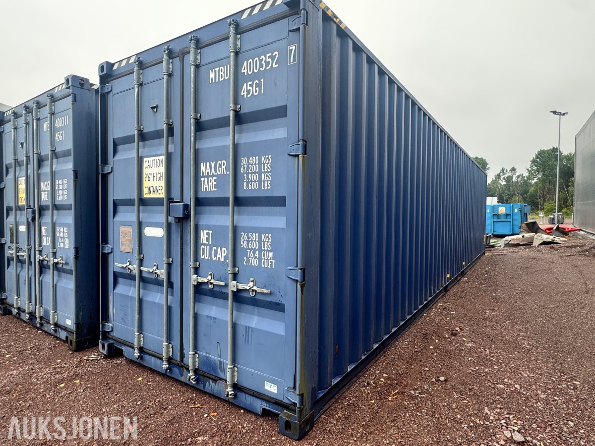40 fot container - High Cube 