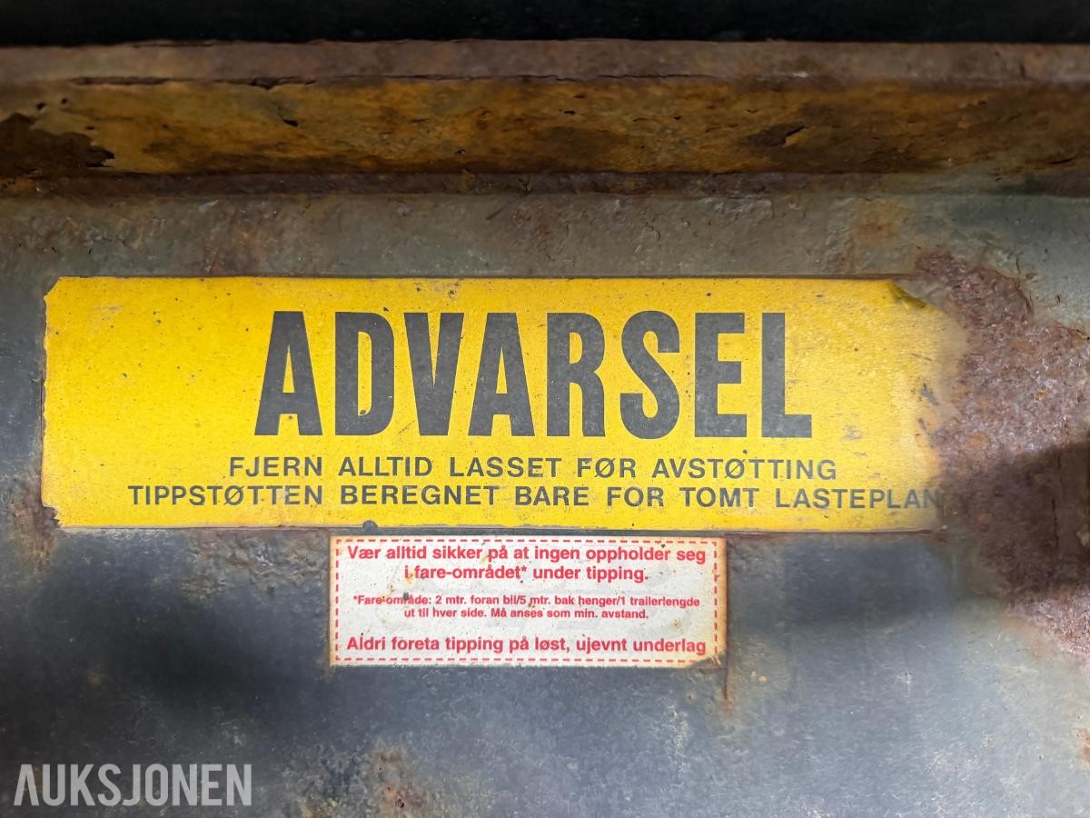 2006 NorSlep trippelkjerre, Ikke Eu godkjent, Bra kasse.