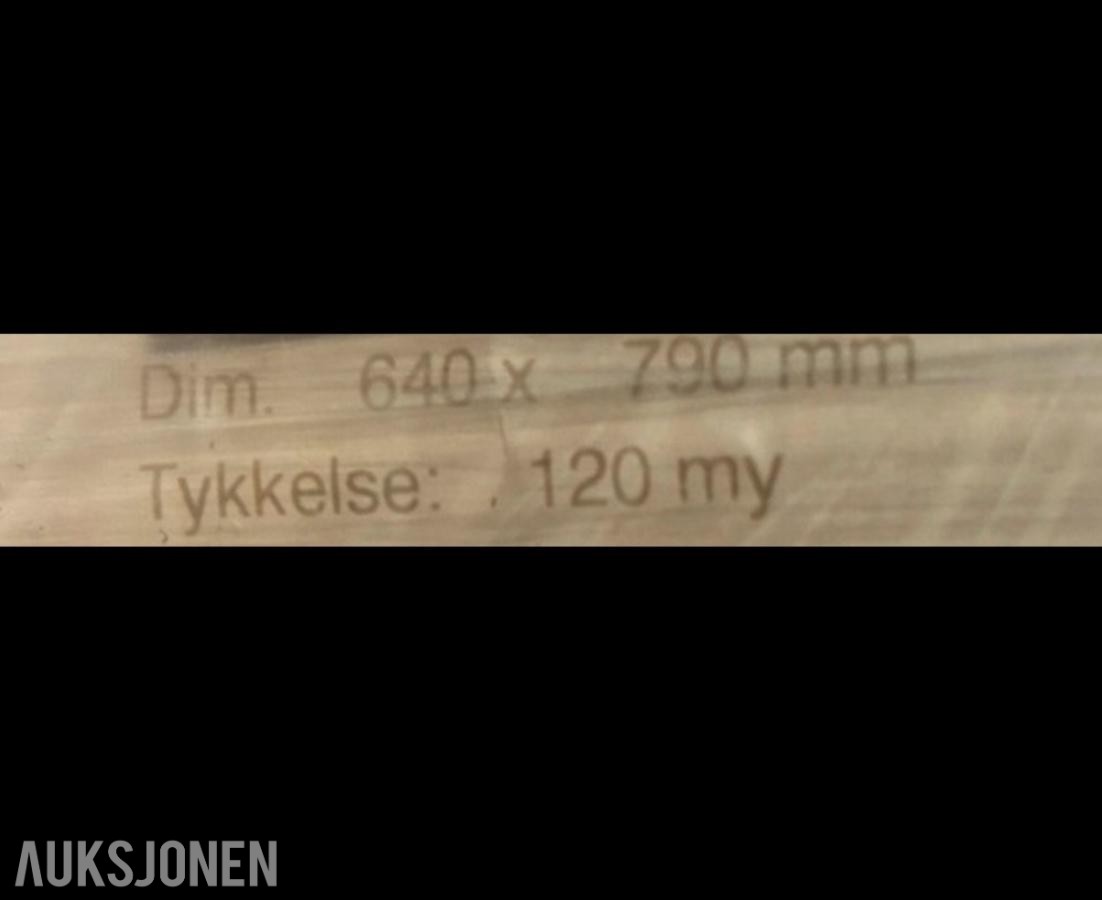 Sterke plastposer, 3500 stk. totalvekt rundt 400-500 kg