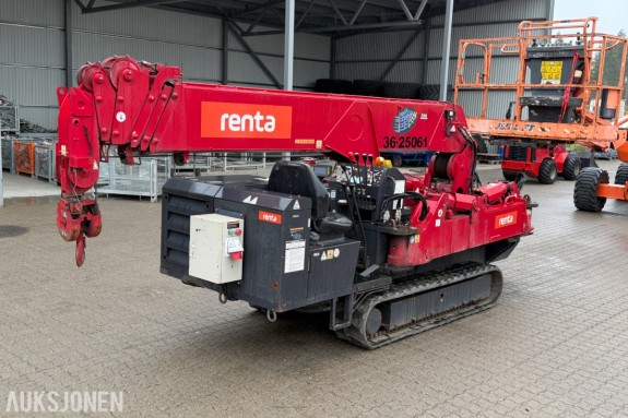 UNIC URW-506C2E Beltegående kran - Kun 1 406 timer, 16 meter kapasitet