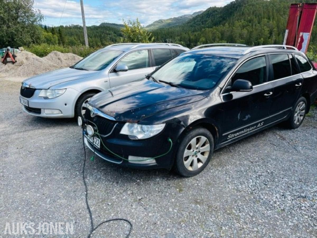 2 stk Skoda Superb, SUPERB 2.0-140 D 4X4