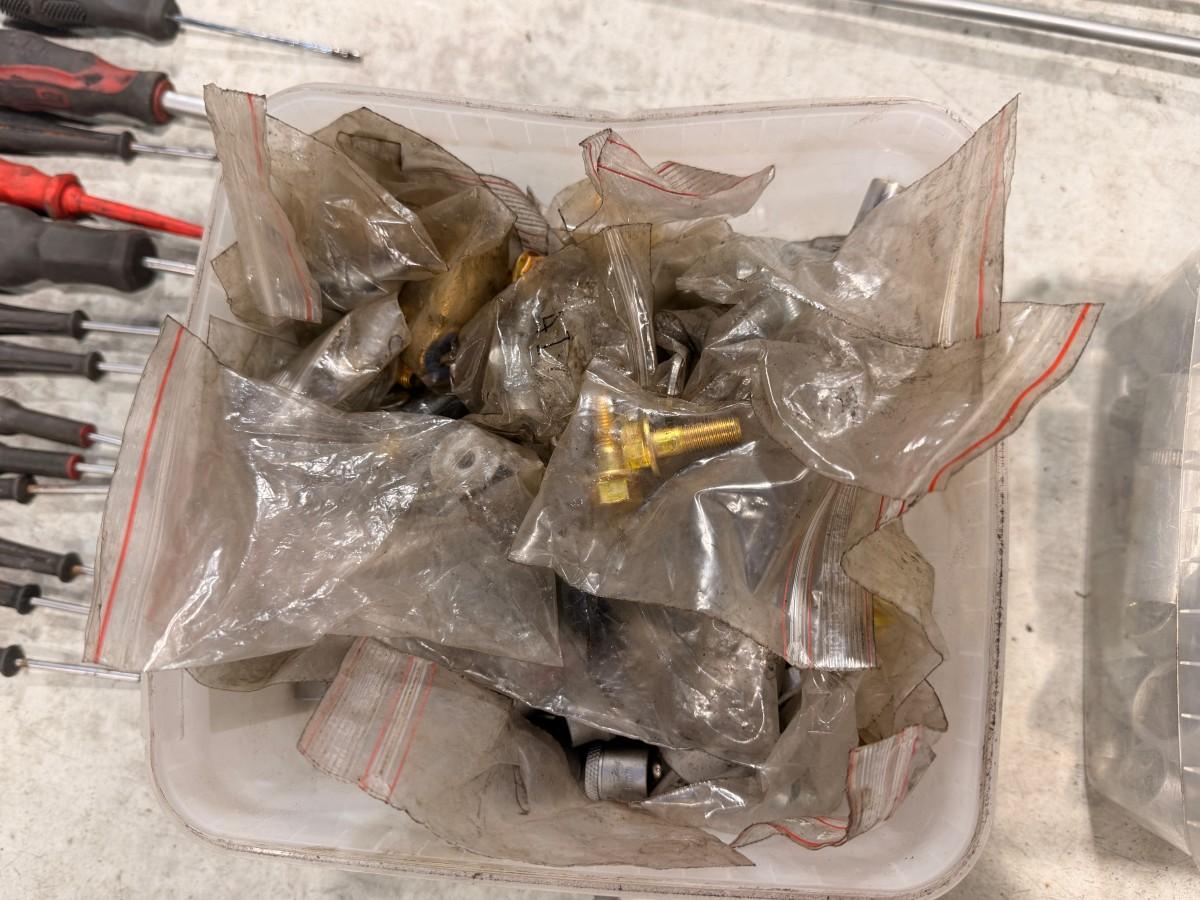 Stort parti håndverktøy og verkstedmateriell
