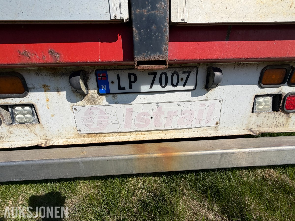 2010 Istrail TN149/38 3-akslet slepvogn - Luftfjæring - WABCO EBS/ABS - 27 000 kg