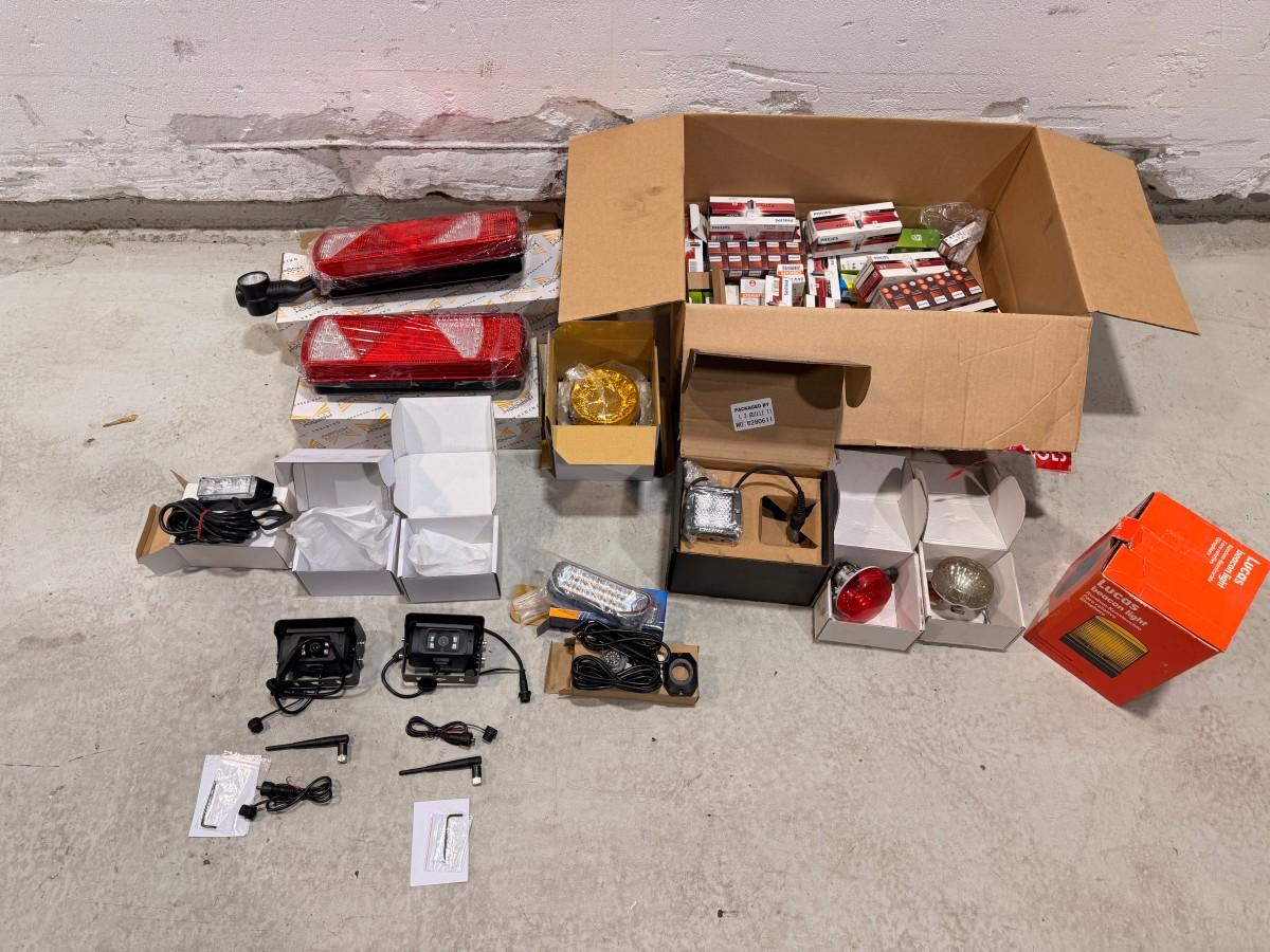 Parti kjøretøybelysning – Aspöck, Rigid, ECCO, Philips, Osram og Lucas
