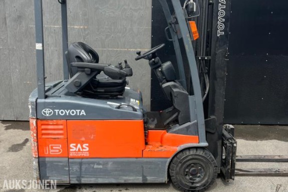 2007 TOYOTA 7FBEF15 ELEKTRISK GAFFELTRUCK – SIDEFORSKYVER