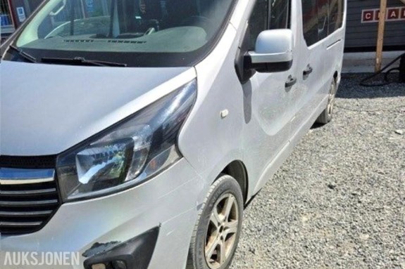 2016 Opel Vivaro 1.6 CDTI 125 hk – 9 seter - EU-godkjent til 17/27 - km: 168 076